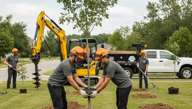 Professional tree planting service in Las Vegas, NV by Chop Chop Tree experts